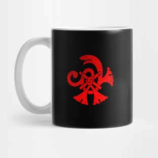 Samurai Family Crests - Tachibana - Red Mug